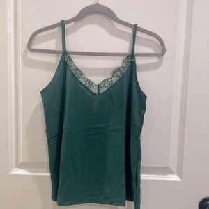 Medium Emerald Green Adjustable Strap Camisole